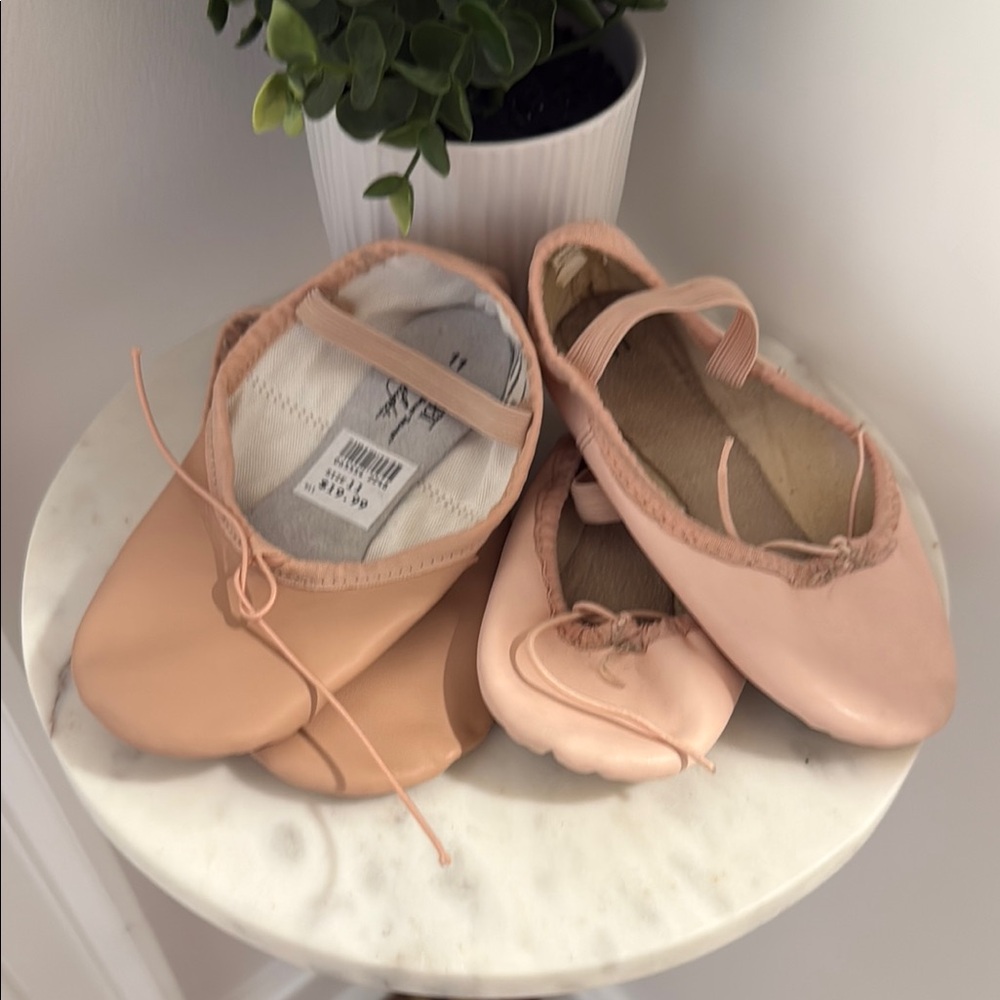 Pink Ballet Shoes- 2 Pairs